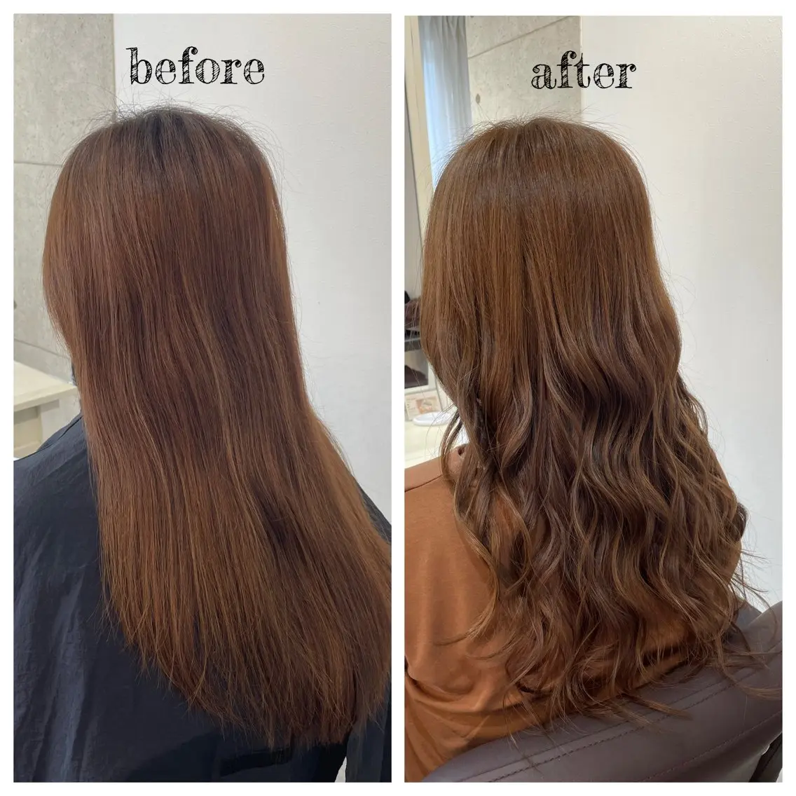 ロング カラー ベージュカラー オリーブベージュ ヘアカラー PutiLuca 浅川のヘアスタイル