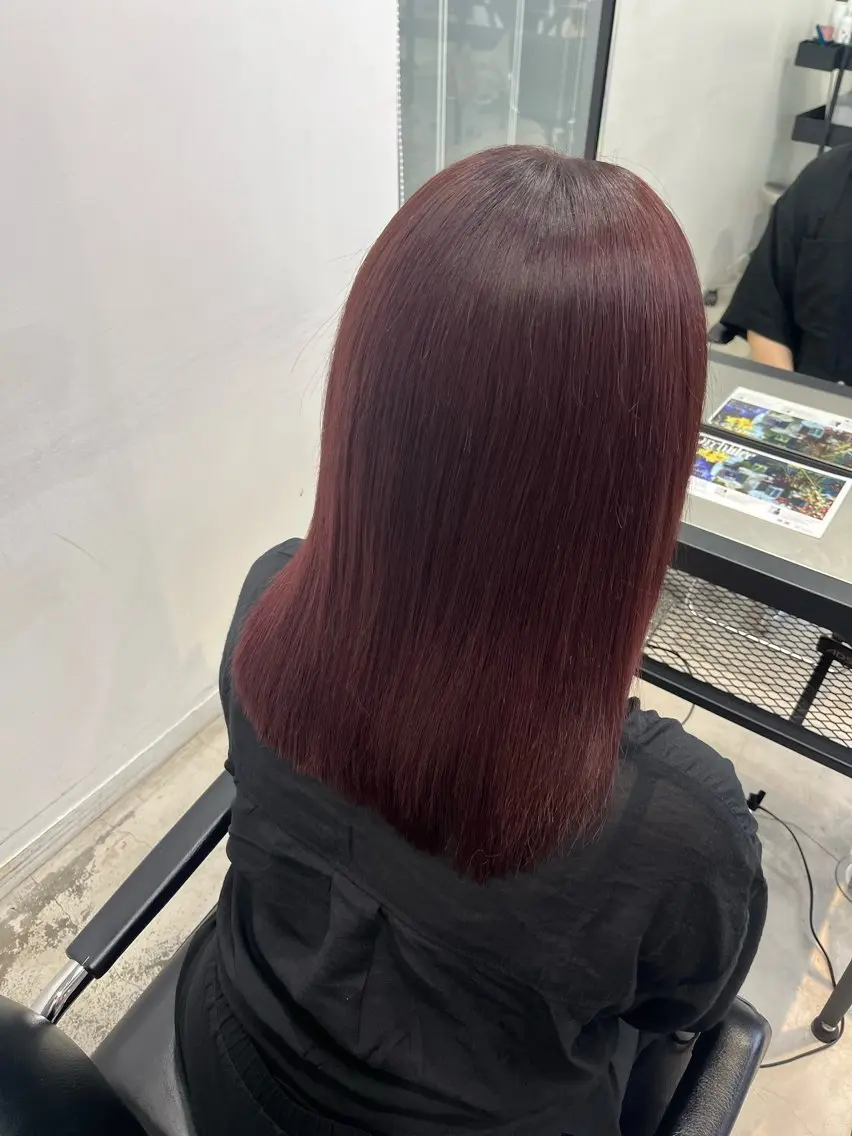 カラー ヘアカラー トリートメント 透明感カラー×艶髪 🍒Mihoのヘアスタイル