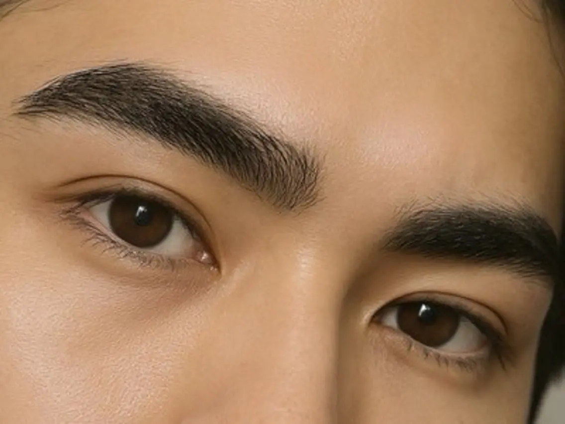 メンズ眉毛ワックスの写真