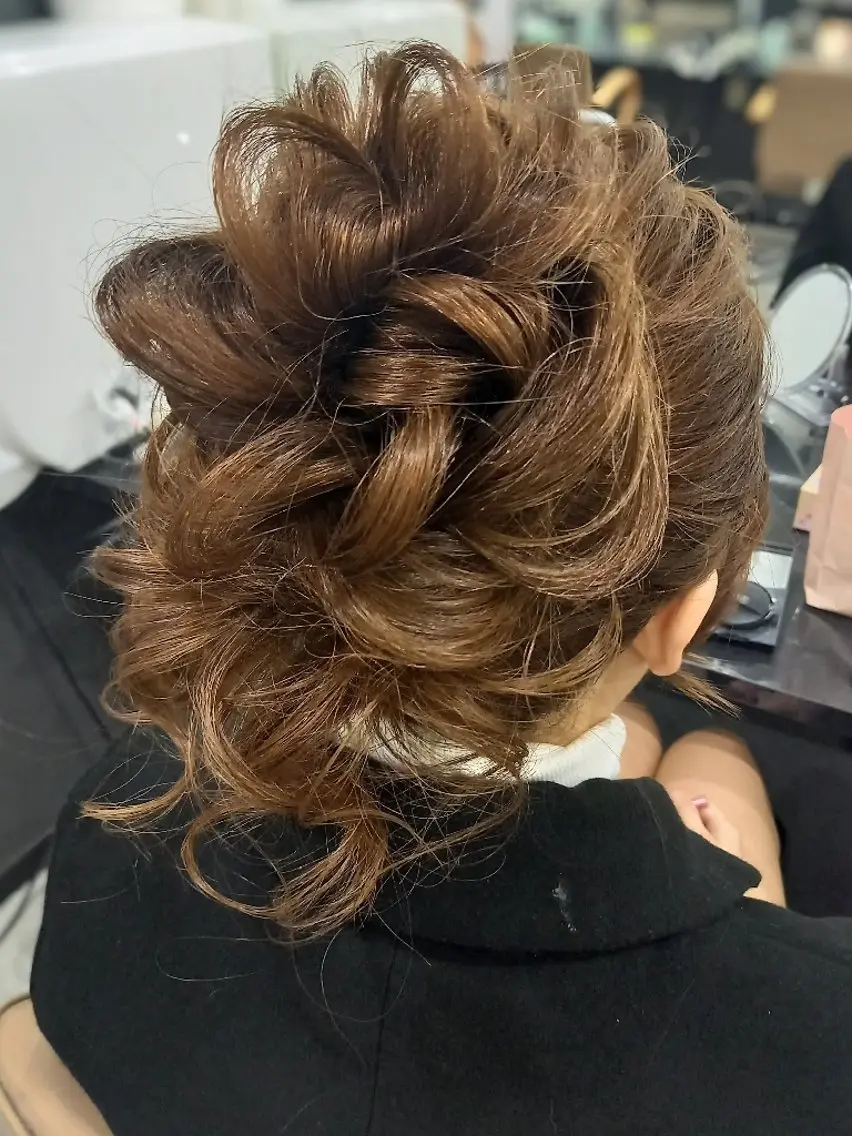 ロング ヘアアレンジ ヘアセット❤️着付け Akaneのヘアスタイル