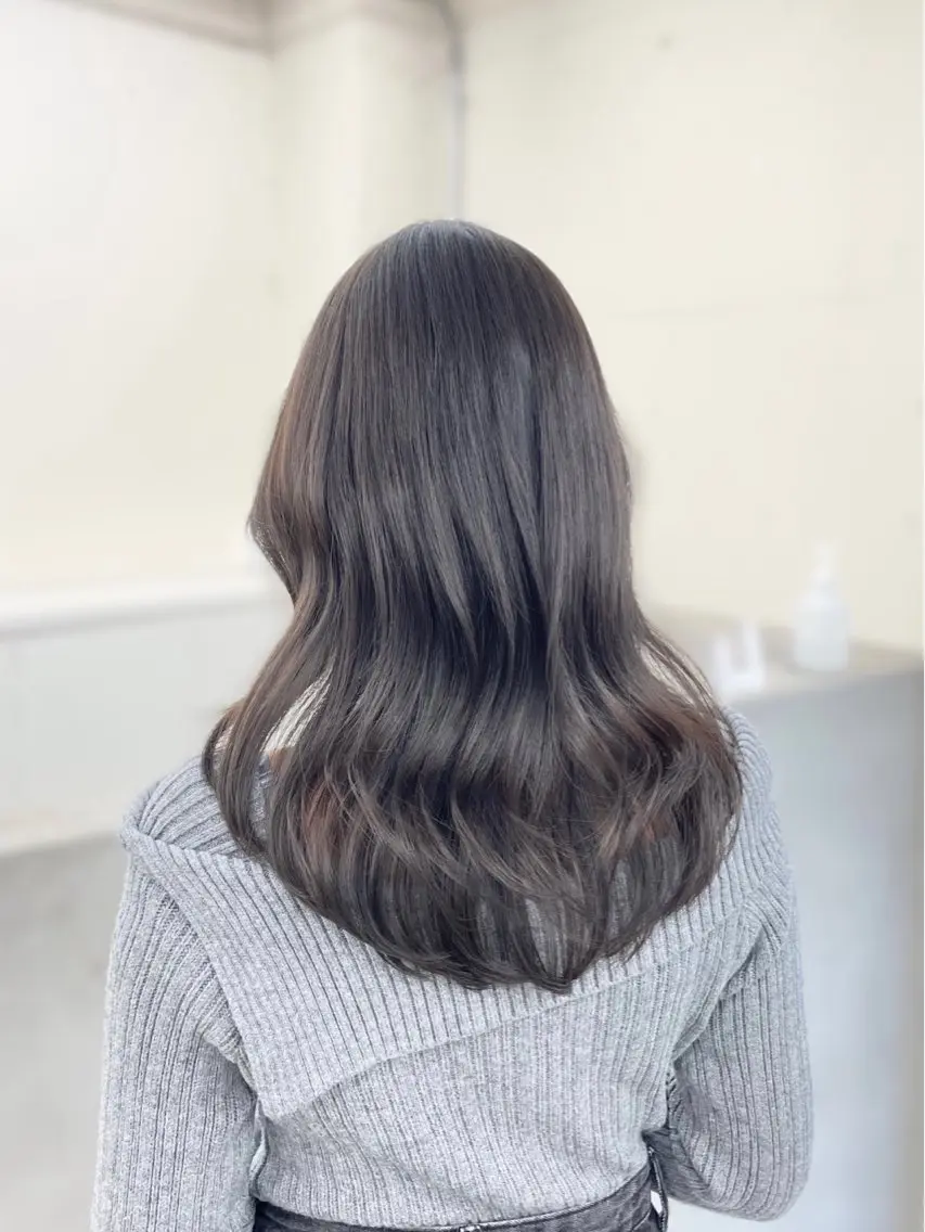ミディアム カラー カット ヘアカラー トリートメント 🦋韓国系指名No1 店長/圓山 祐也🦋のヘアスタイル