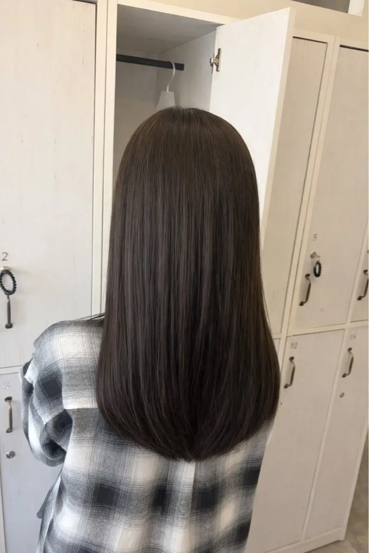 セミロング ヘアカラー トリートメント 🐝 chiba 🐻のヘアスタイル