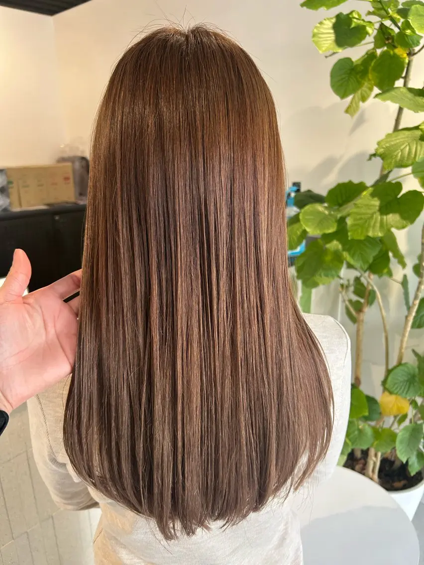 ロング ヘアカラー 💎韓国カラー Giness坂下巧のヘアスタイル