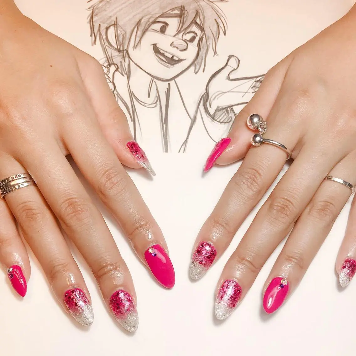 ネイル グラデーション owlnail /持込みデザイン専門のネイルデザイン