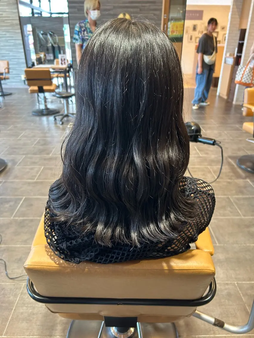 ロング 川野 柚奈のヘアスタイル