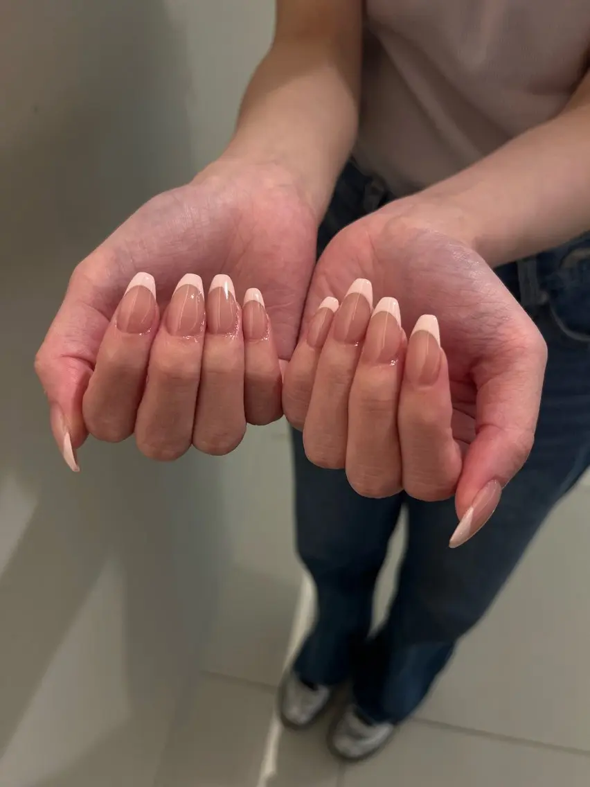 ネイル フレンチネイル 春ネイル NailAVANCE Ichikaのネイルデザイン