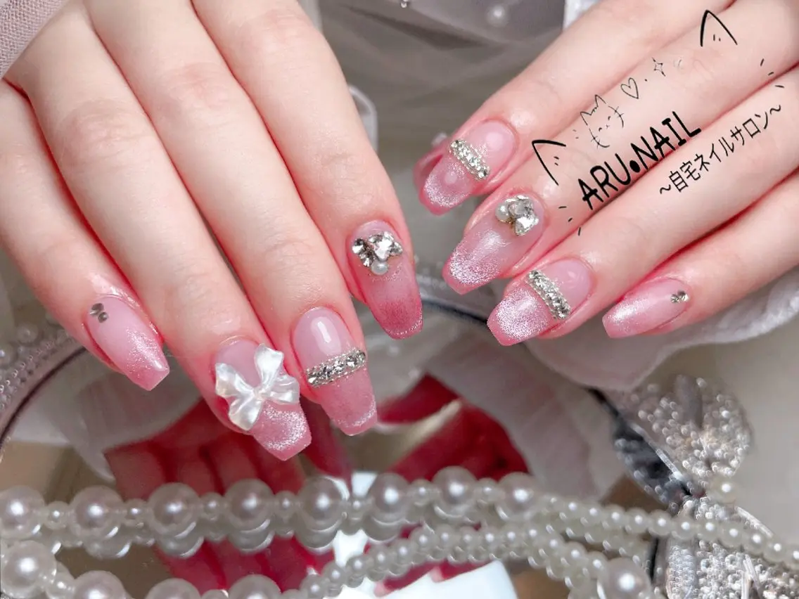 ネイル アートネイル マグネットネイル ARU·NAIL 自宅サロンのネイルデザイン