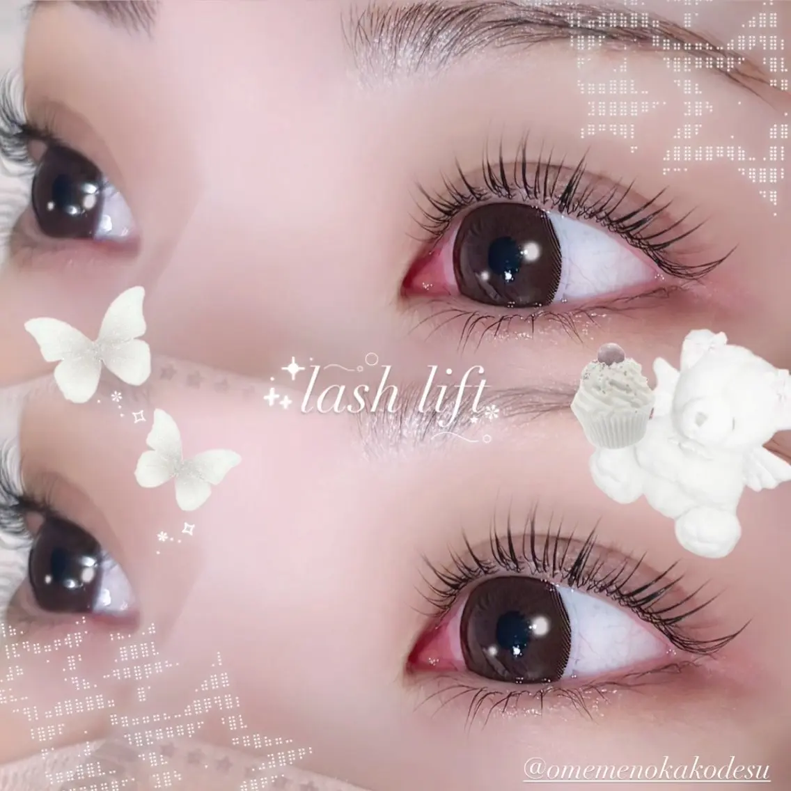 マツエク・マツパ まつげパーマ マツパ eyelist kako🦋のマツエク・マツパデザイン