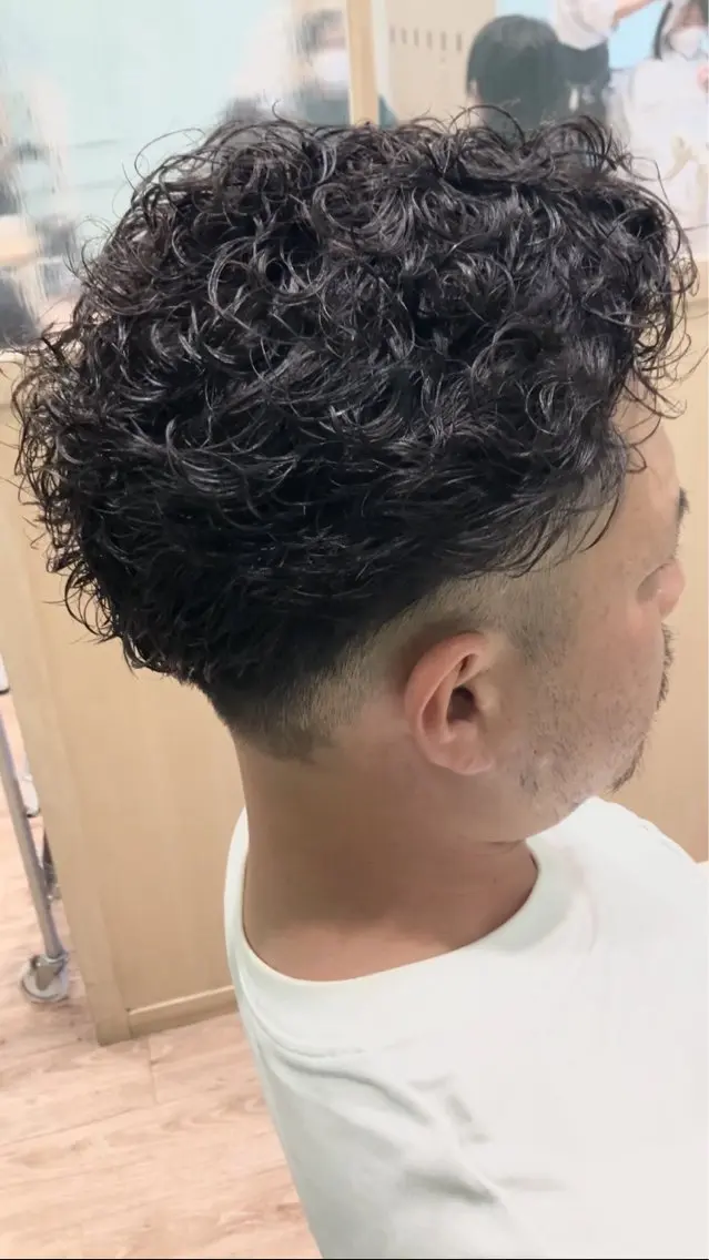 ショート パーマ メンズ メンズパーマ カット パーマ ヘッドスパ Shingo #パーマのヘアスタイル
