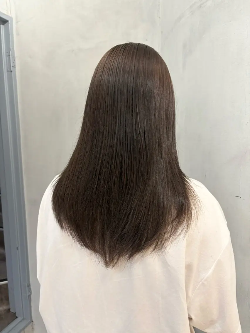 ロング カラー ブリーチ ブリーチなしカラー ヘアカラー トリートメント mio🐶💗カット /艶カラー/矯正のヘアスタイル
