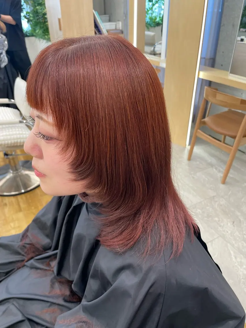 セミロング カラー 🎀レイヤー/パーマ カラー/ai🎀のヘアスタイル