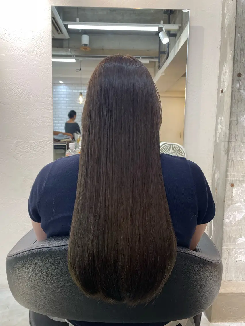 ロング カラー 吉村 武尊のヘアスタイル