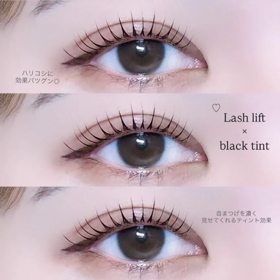 《🖤大人気🖤ブラックティント付💫》 まつげパーマ／ラッシュリフト🖤 —自まつげを濃く見せて印象UP✨の写真
