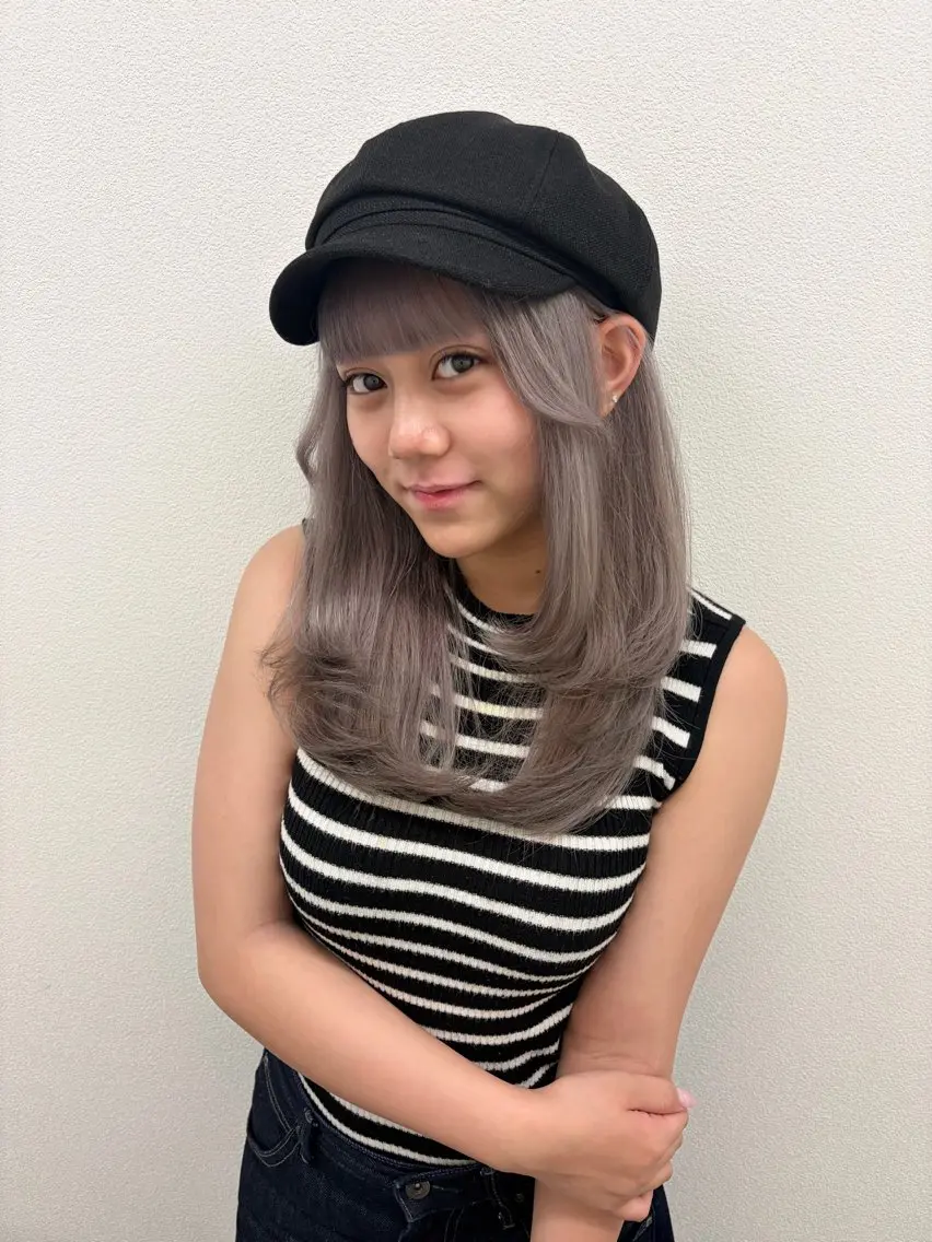 ミディアム カラー ヘアカラー 透明感color /ririkaのヘアスタイル