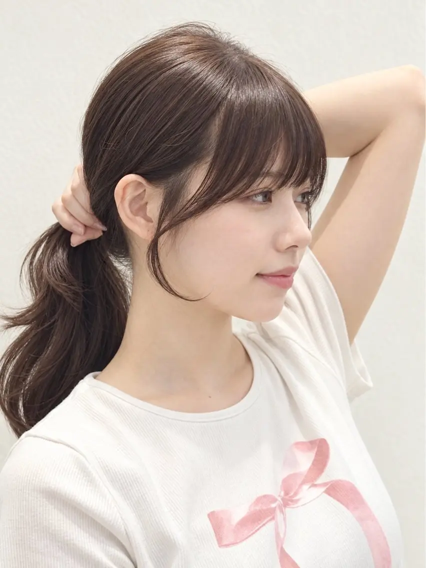 セミロング トリートメント 似合わせカット ×大阪心斎橋/みゅーのヘアスタイル