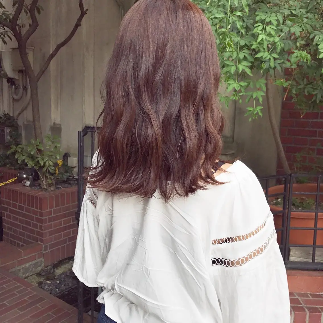 カラー クニモトハルナ ボブ/柔らかカラーのヘアスタイル