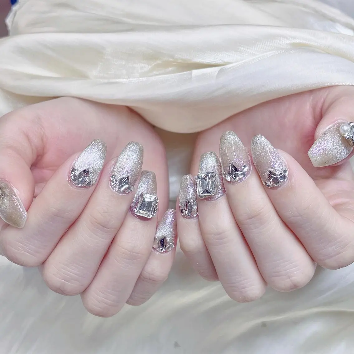 ネイル 🎀ゆうず 𝜗𝜚 ྀིのネイルデザイン