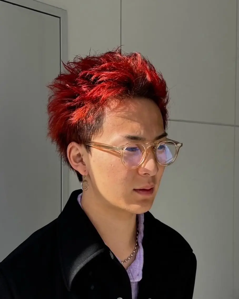 メンズ カット ヘアカラー トリートメント geep/郷田悠太/ 波巻き/スペインのヘアスタイル
