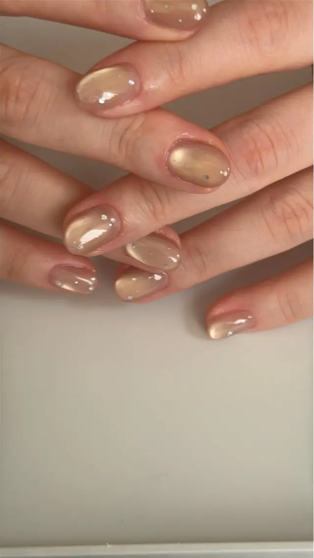 ネイル ホログラムネイル マグネットネイル ハンドネイル lacier nailのネイルデザイン