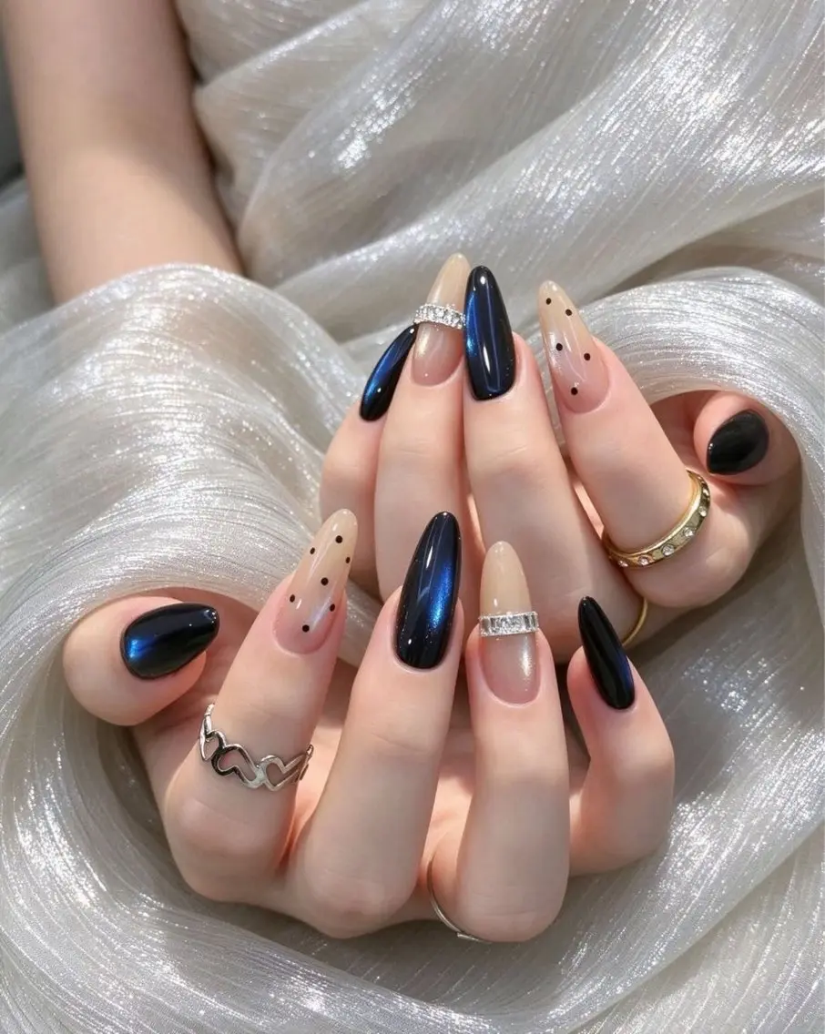 ネイル アートネイル ガーリー 韓国ネイル ロングネイル 持ち込み ハンドネイル HARI NAILのネイルデザイン