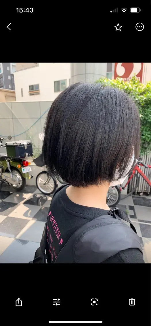 ショート カラー カット トリートメント 高松 歩のヘアスタイル