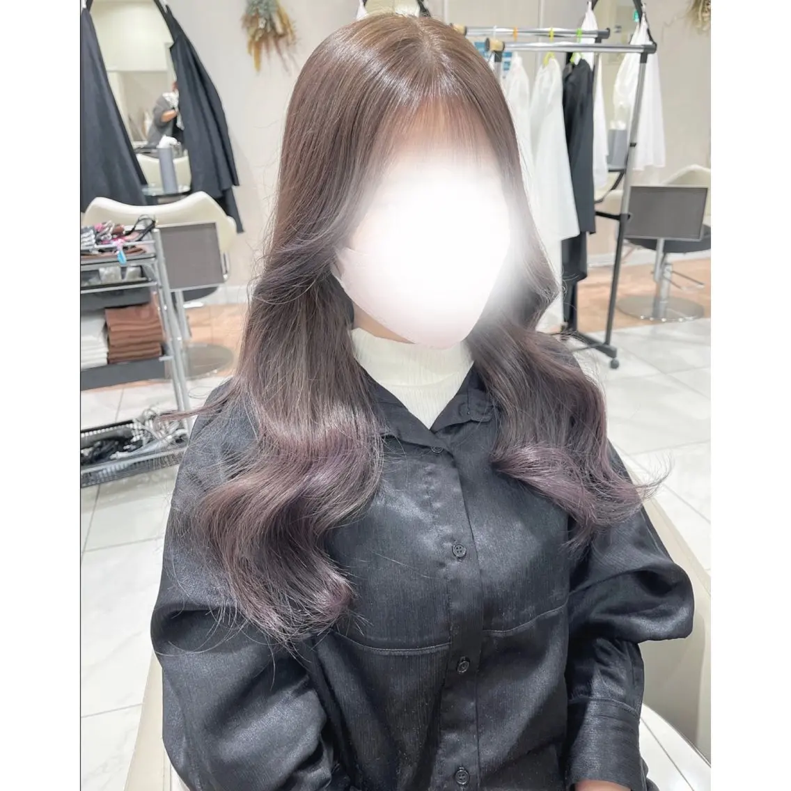 ロング カラー 韓国ヘア 🎀中川綾乃🎀のヘアスタイル