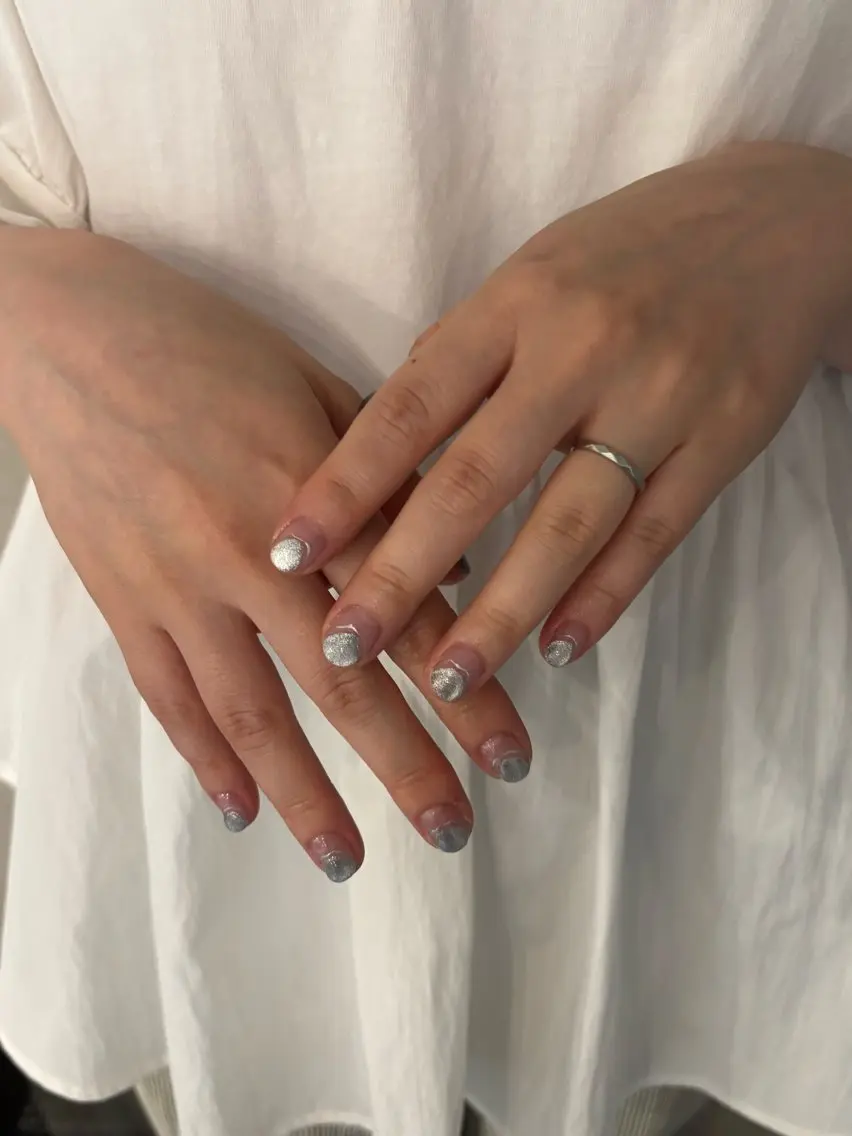 ネイル マグネットネイル ニュアンスネイル m. Yumikoのネイルデザイン
