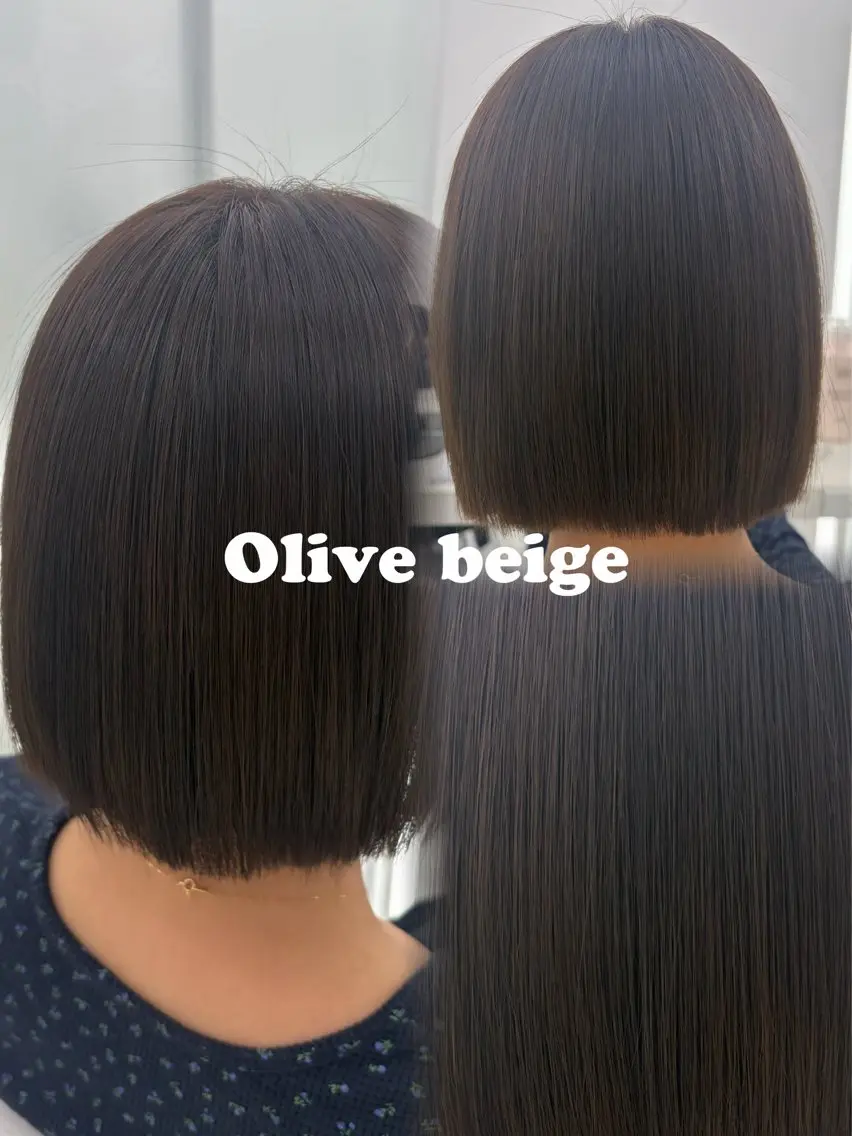 ショート カラー ヘアカラー ヘアセット 赤み消し艶カラー🩵 前髪顔周り あやなのヘアスタイル