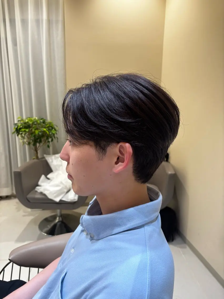 メンズ メンズ韓国風 韓国マッシュ マッシュ 刈り上げ カット メンズ・コテ巻き✨南 津麦のヘアスタイル