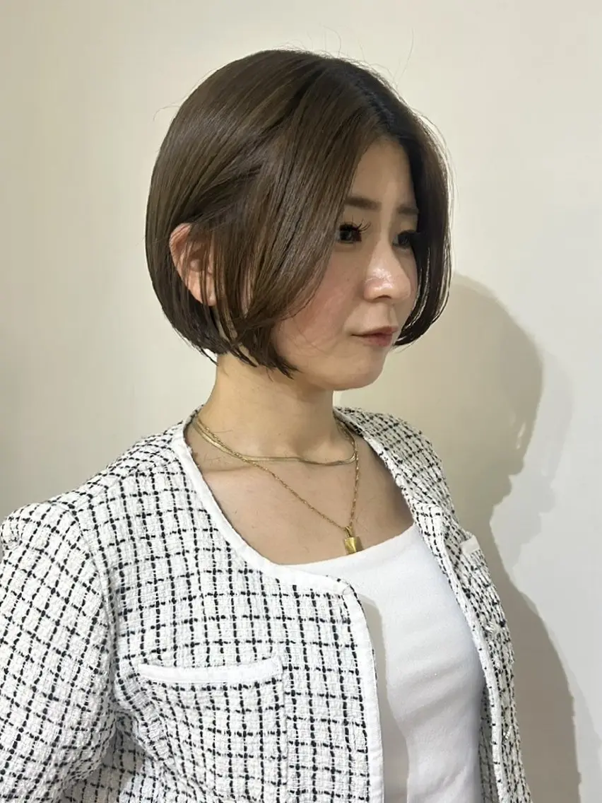 ショート カット トリートメント ボブ人気No,1✨ TAME副店長のヘアスタイル