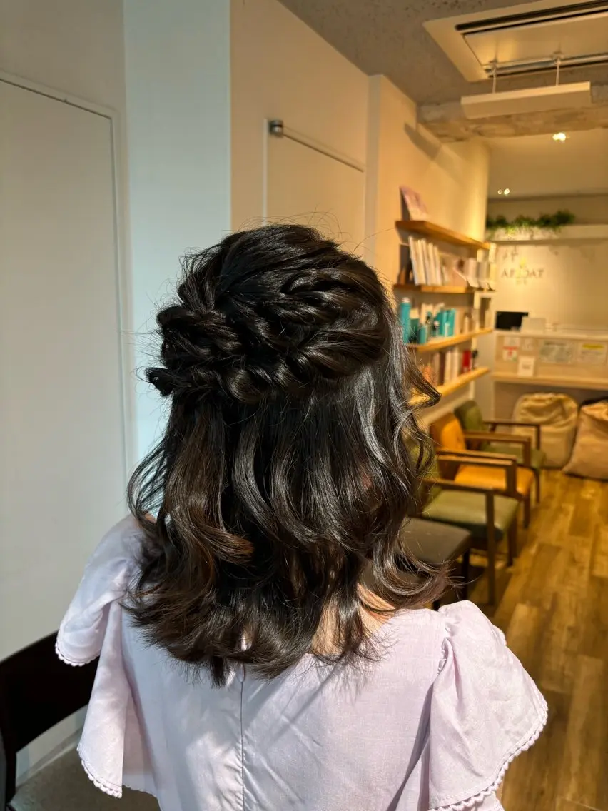 ミディアム 似合わせカット⌇ヘア セット⌇A i‎🤍のヘアスタイル
