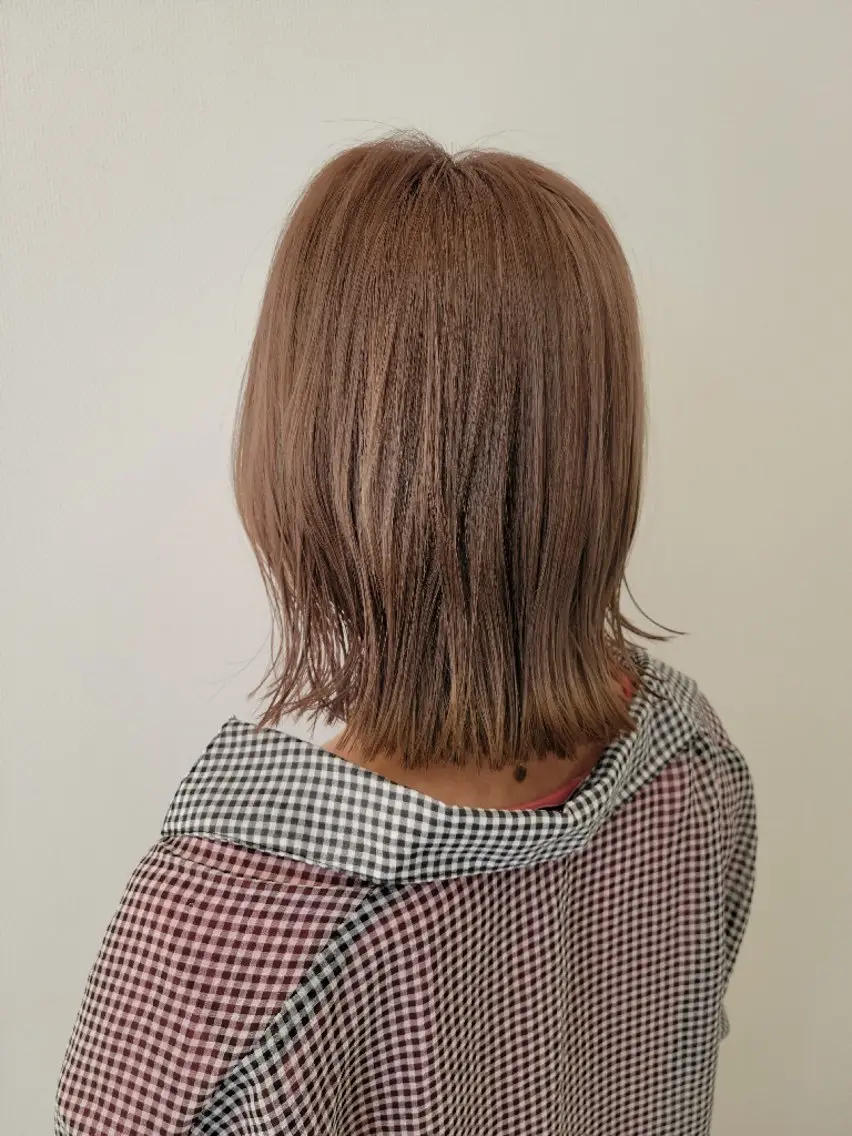 ミディアム 中川 秀明のヘアスタイル