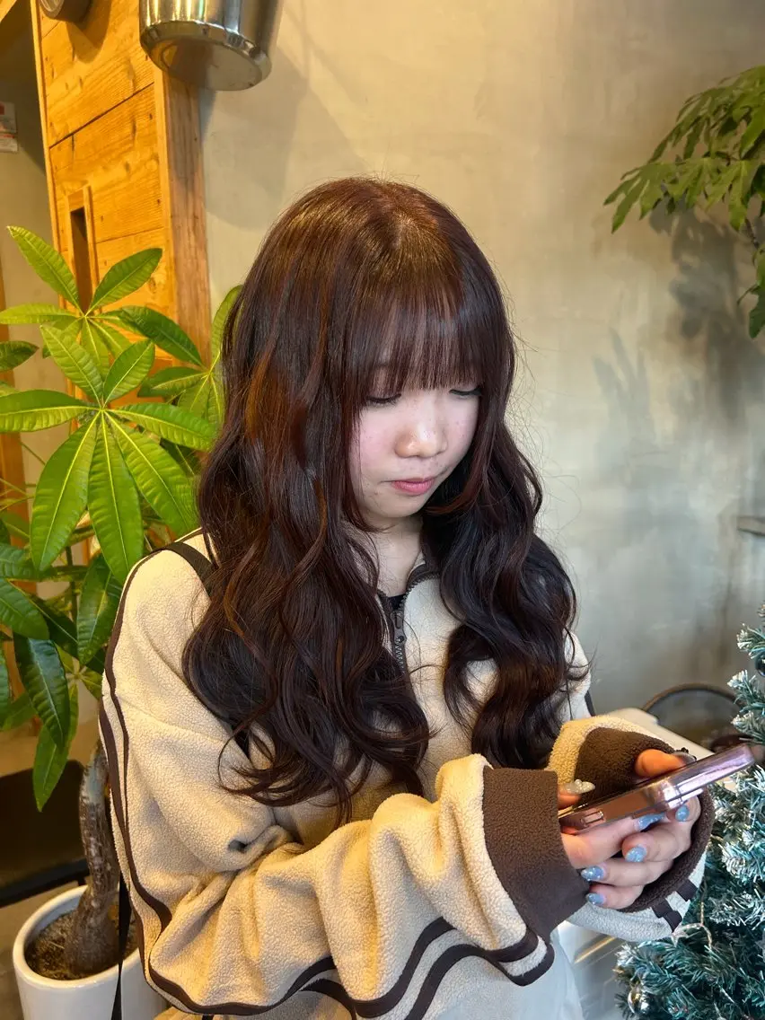 ロング カラー ボブ&寒色🎐ᩚ 短髪 COCOROのヘアスタイル