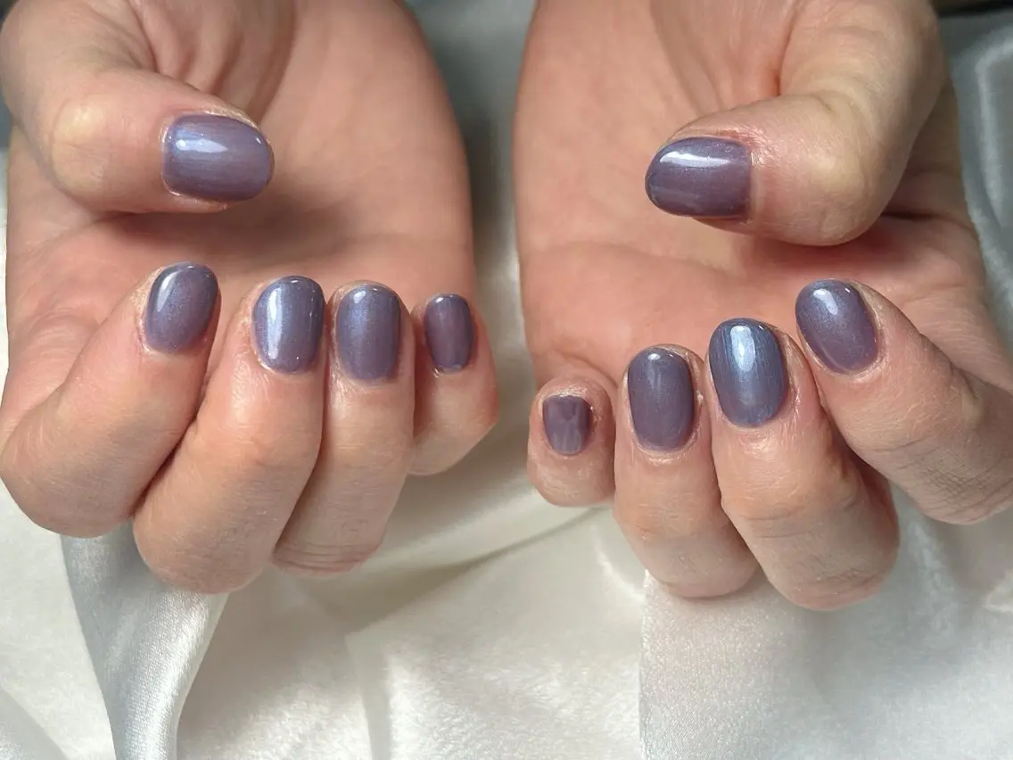 ネイル オーロラネイル フットネイル フレンチネイル ジェルネイル ハート ハンドネイル kiki nail たまプラーザのネイルデザイン