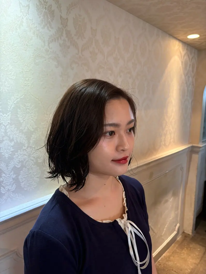 ショート レイヤー/似合わせ ユイハ🎀のヘアスタイル