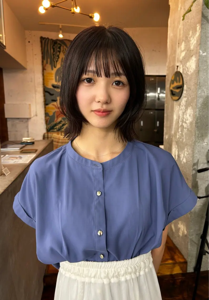 ショート ハシモトタケル🌿 ボブ/レイヤーカットのヘアスタイル