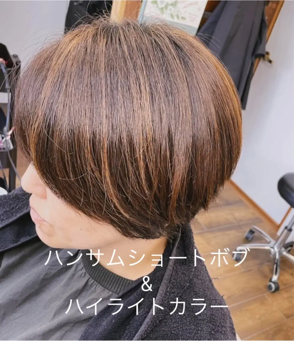 カラー ヘアカラー 大和田 朱美のヘアスタイル