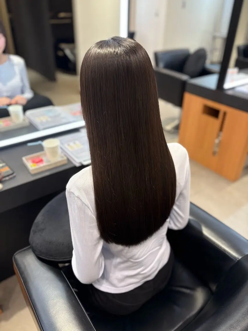 ロング 髪質改善・水素カラー ARIA(ému)のヘアスタイル