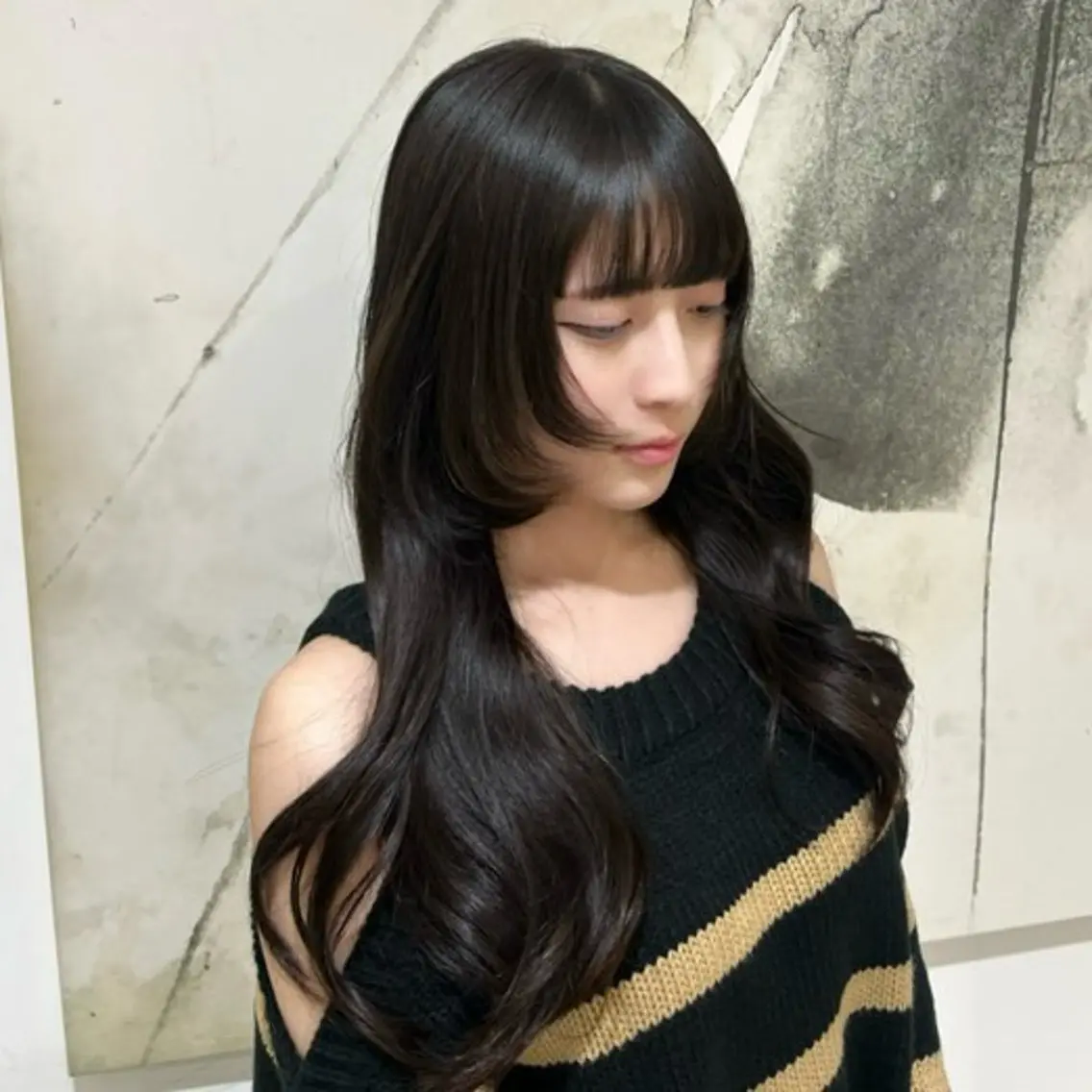 【ミニモ限定枠🐈🧶】前髪顔周りカット➕枝毛のケアカット コテ巻き仕上げ可能🙆♀️の写真