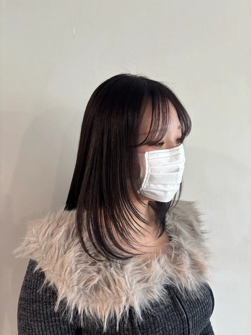 ミディアム カラー ブリーチ ブラウンカラー 透明感カラー ラベンダーカラー ラベンダーブラウン ヘアカラー トリートメント 🌼ブリーチ/個性派 ヘアセットMei🌼のヘアスタイル