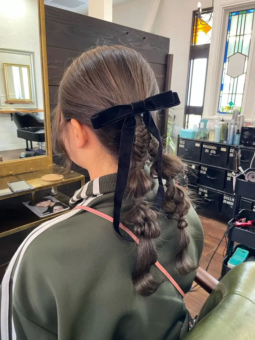 ロング ヘアセット 下林 雅明のヘアスタイル