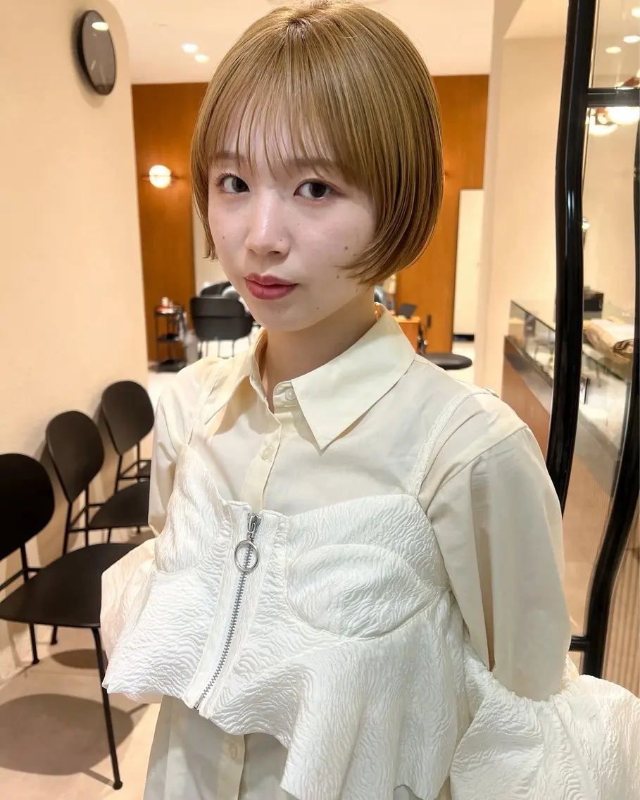 ショート ショートボブ ハンサムショート ボブ ショートヘア manami / カットモデルのヘアスタイル