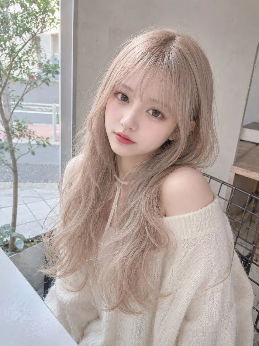 【当日限定】カット+ケアブリーチ+カラー+クイックTrの写真