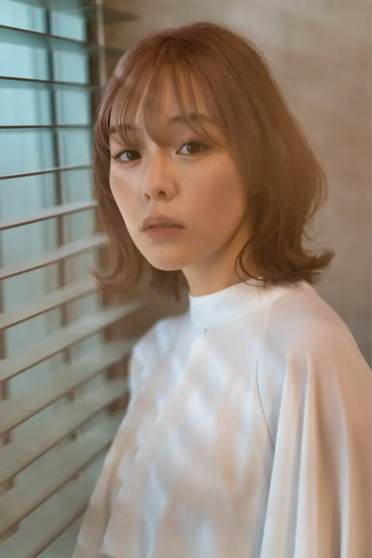 ミディアム カラー trip kano.のヘアスタイル