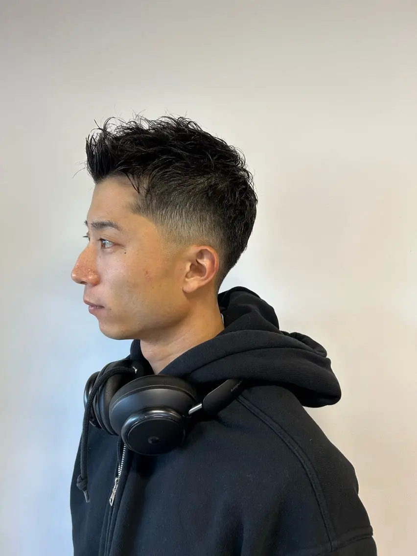 ショート メンズ カット 相澤 拳のヘアスタイル