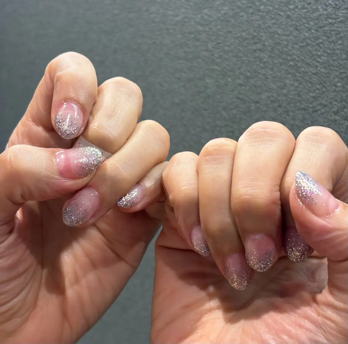 ネイル グラデーション ラメ(グリッター) ラメグラデーション ハンドネイル sumire ✳︎のネイルデザイン