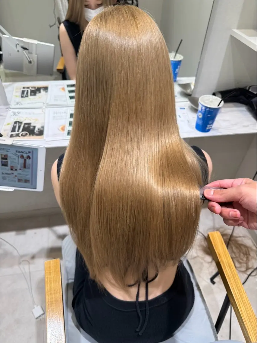 髪質改善トリートメントの写真
