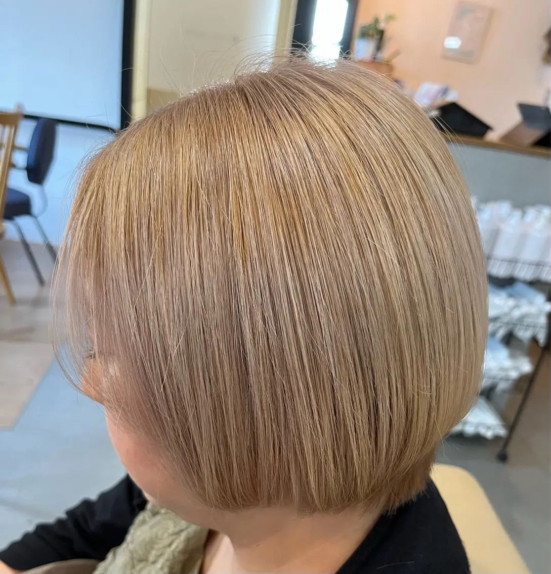 ショート ショートヘア カット ヘアカラー 阪神西宮★JUNO 川﨑温子のヘアスタイル