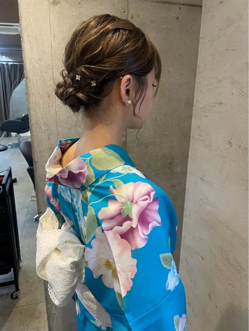 ヘアアレンジ 着付け 美髪× ヘアセット✨Araiのヘアスタイル