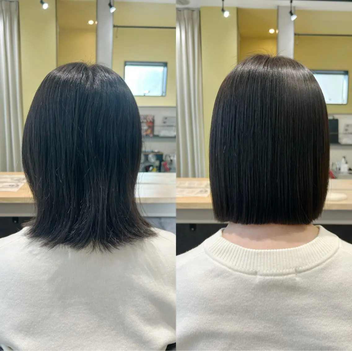 ショート パーマ 髪質改善 ストレートパーマ カット 縮毛矯正 トリートメント hubhair レイヤー/透明感のヘアスタイル